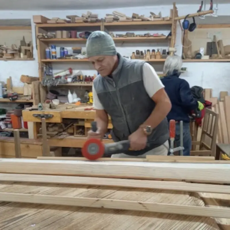 sabien marie und geri in der werkstatt