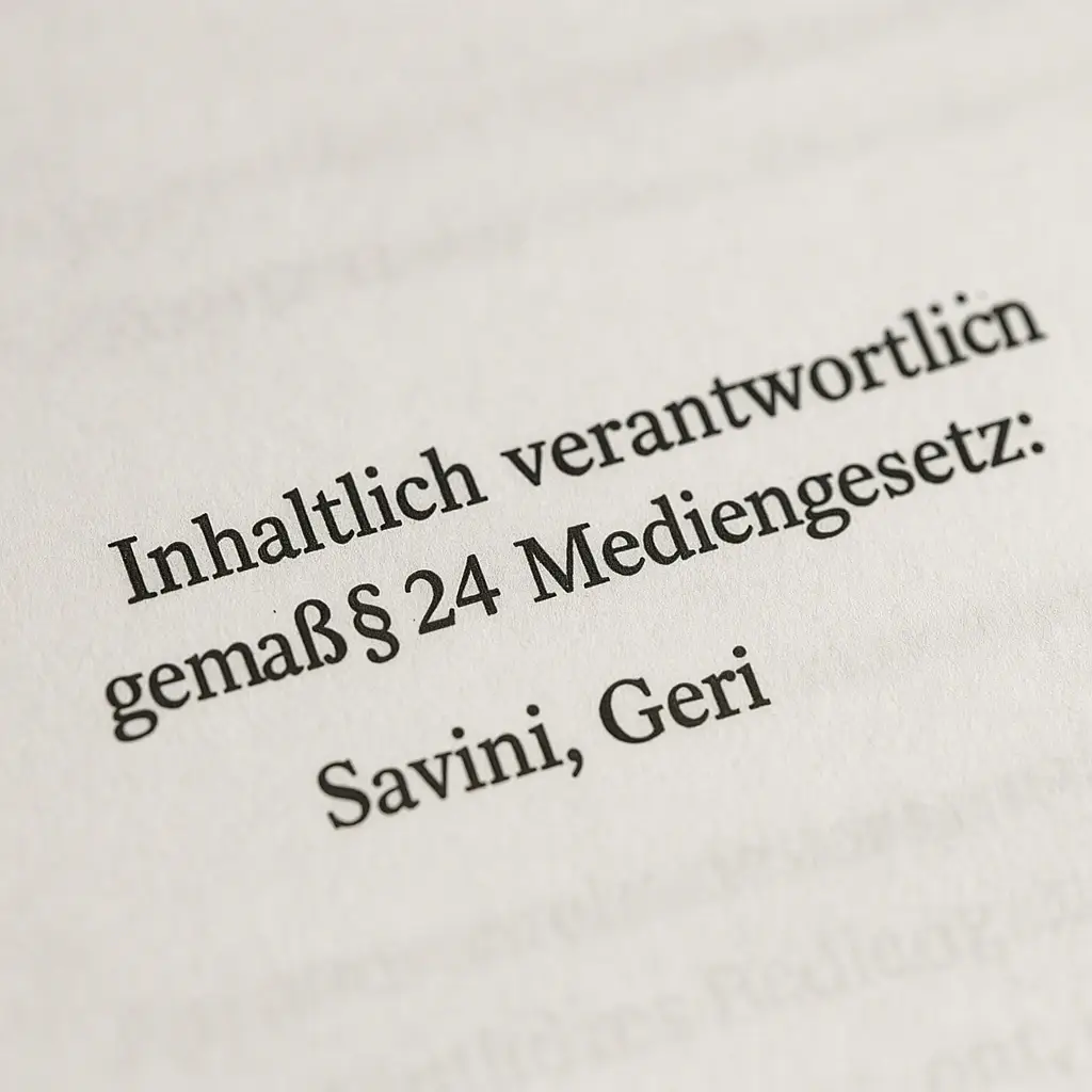 savini geri impressum