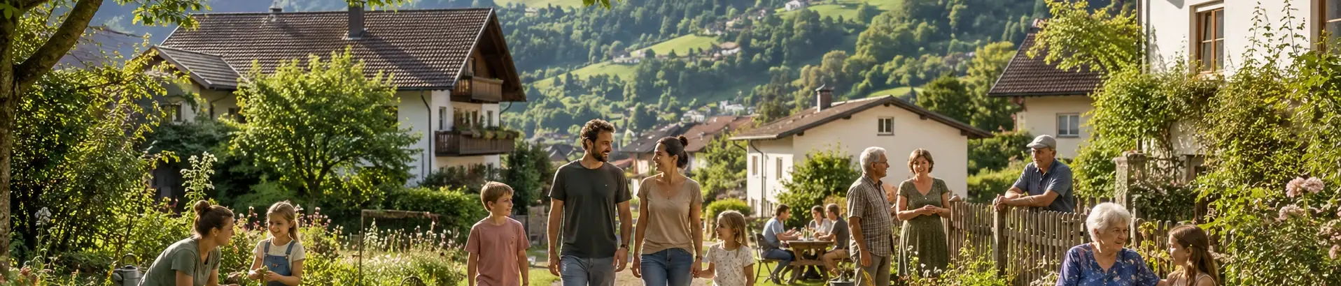 wohnkultur lebensraum regionale zusammenhilfe in natuerlicher dorfgemeinschaft